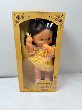 Vintage  1967 Uneeda Penelope Doll #71060 New In Box Hong Kong Rare